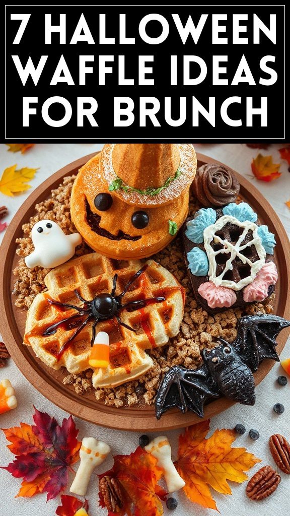 7 Halloween Waffle Ideas for Brunch