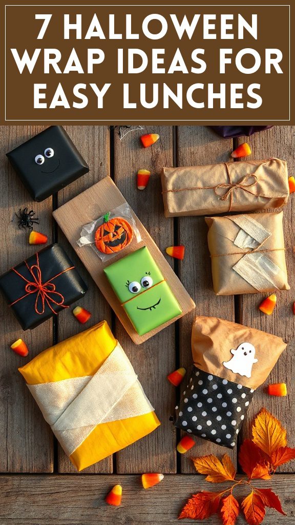 7 Halloween Wrap Ideas for Easy Lunches