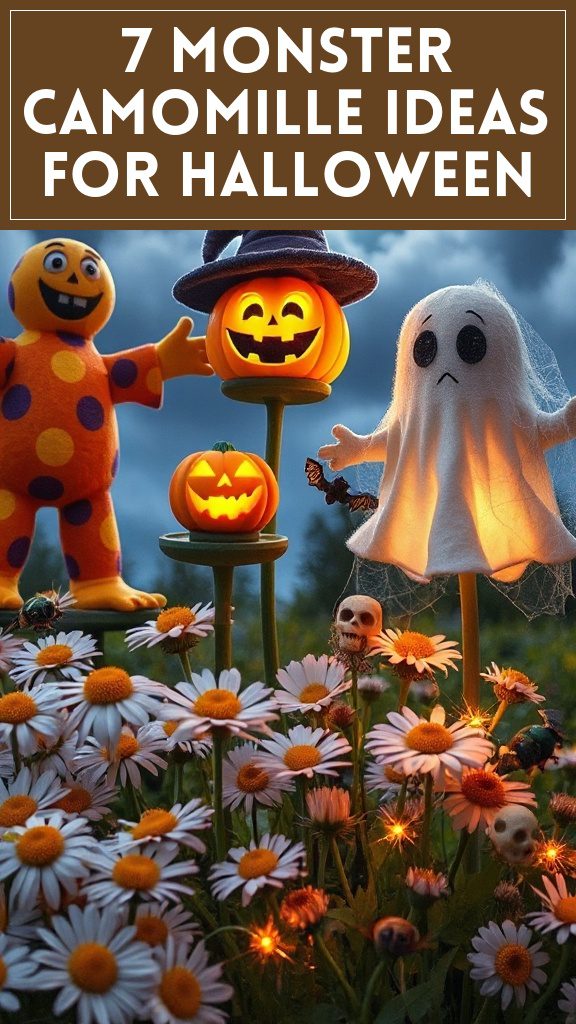 7 Monster Camomille Ideas for Halloween