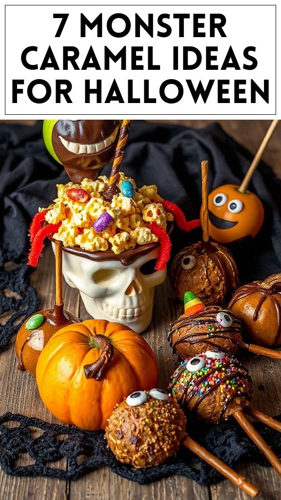 7 Monster Caramel Ideas for Halloween