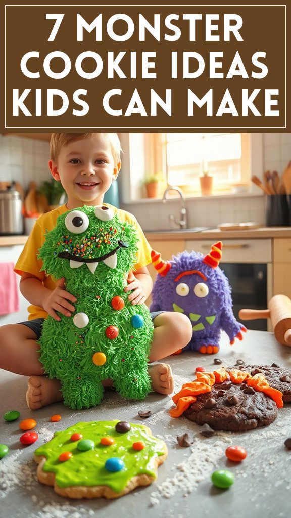 7 Monster Cookie Ideas Kids Can Make