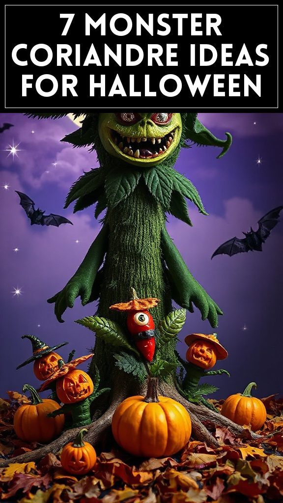 7 Monster Coriandre Ideas for Halloween
