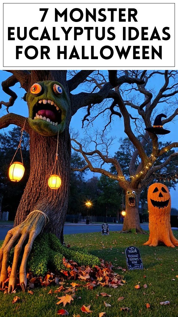 7 Monster Eucalyptus Ideas for Halloween