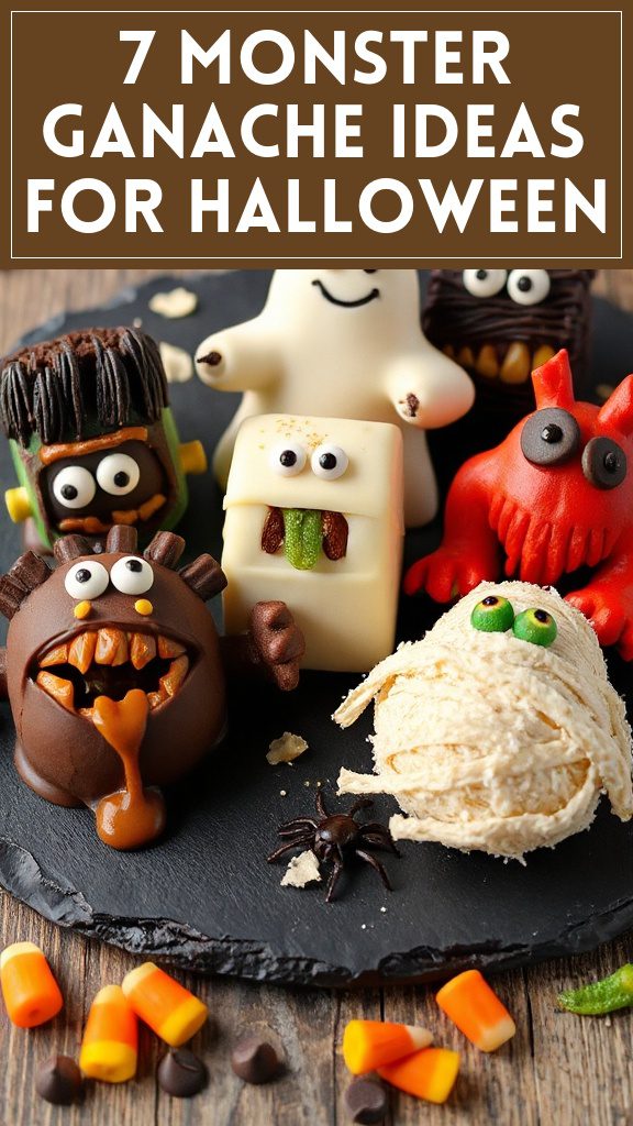 7 Monster Ganache Ideas for Halloween