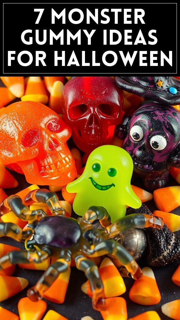 7 Monster Gummy Ideas for Halloween