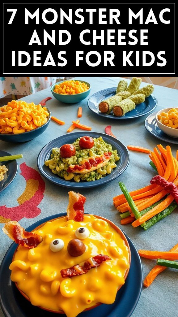 7 Monster Mac and Cheese Ideas for Kids
