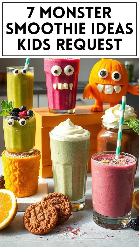 7 Monster Smoothie Ideas Kids Request