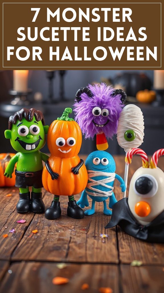 7 Monster Sucette Ideas for Halloween