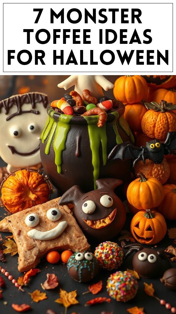 7 Monster Toffee Ideas for Halloween