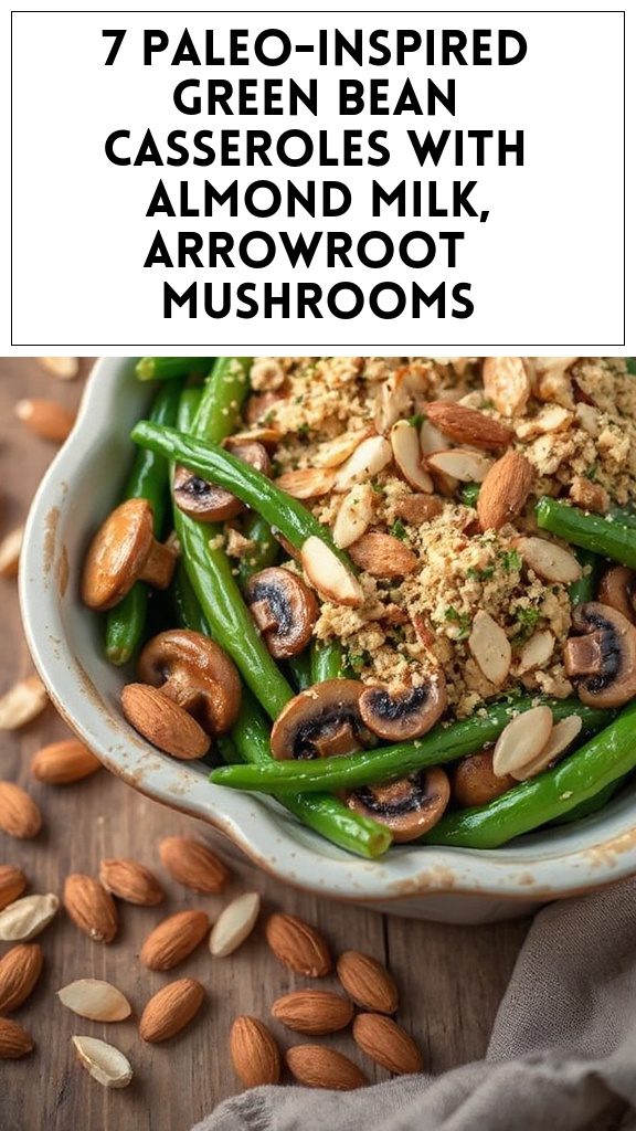 7 Paleo-Inspired Green Bean Casseroles With Almond Milk, Arrowroot & Mushrooms