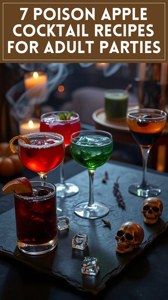 7 Poison Apple Cocktail Recipes for Adult Parties
