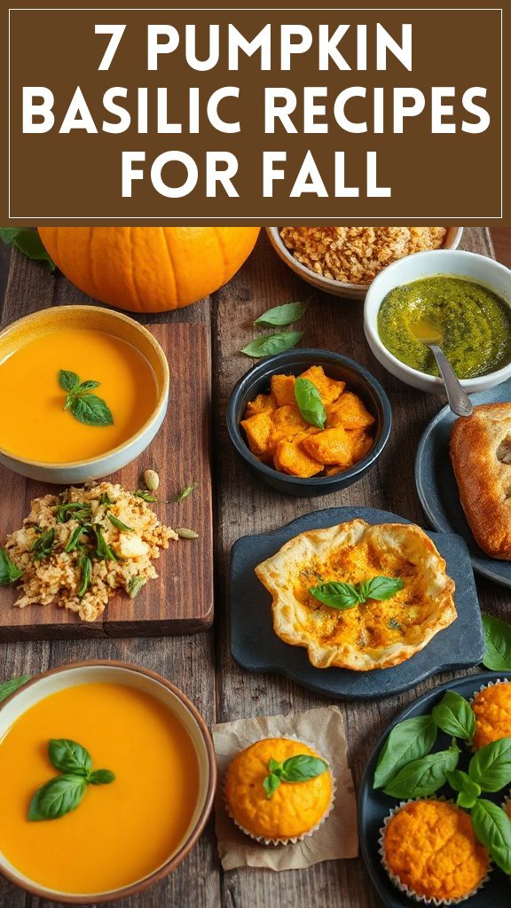 7 Pumpkin Basilic Recipes for Fall