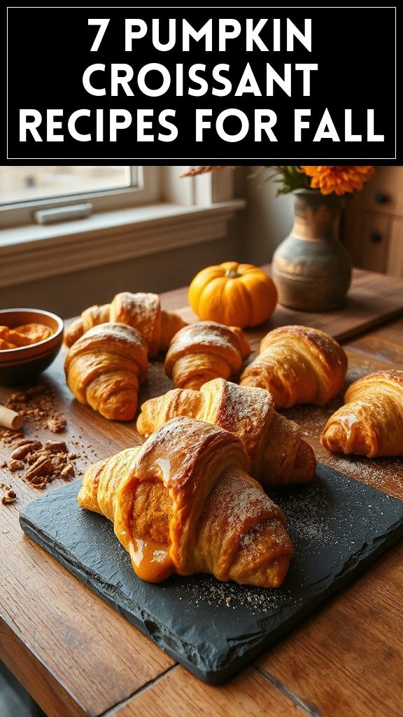 7 Pumpkin Croissant Recipes for Fall