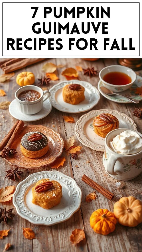 7 Pumpkin Guimauve Recipes for Fall