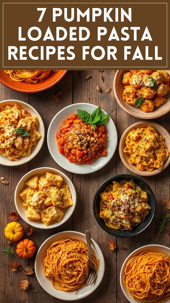 7 Pumpkin Loaded Pasta Recipes for Fall