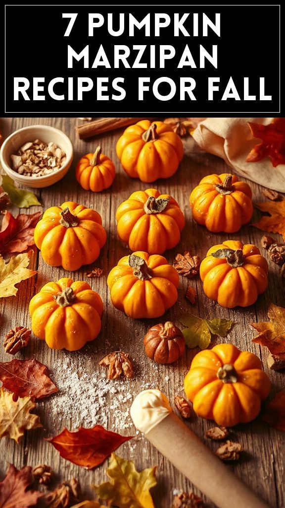7 Pumpkin Marzipan Recipes for Fall