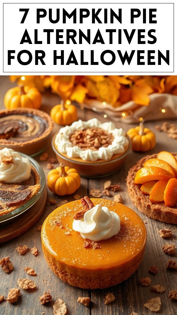 7 Pumpkin Pie Alternatives for Halloween