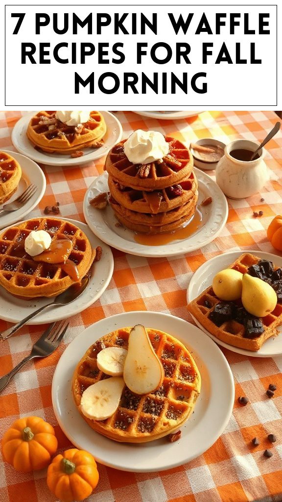7 Pumpkin Waffle Recipes for Fall Morning