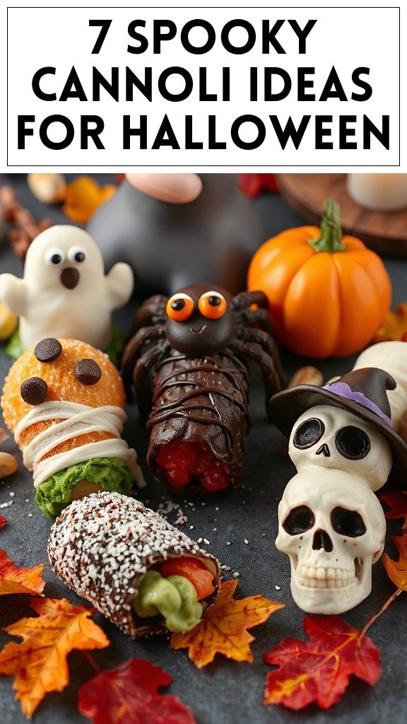 7 Spooky Cannoli Ideas for Halloween