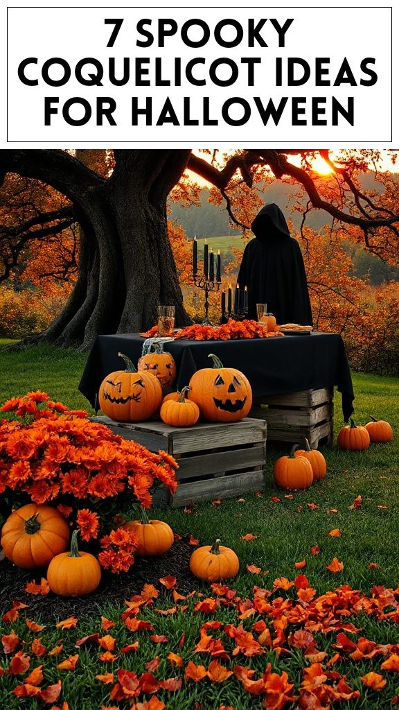 7 Spooky Coquelicot Ideas for Halloween