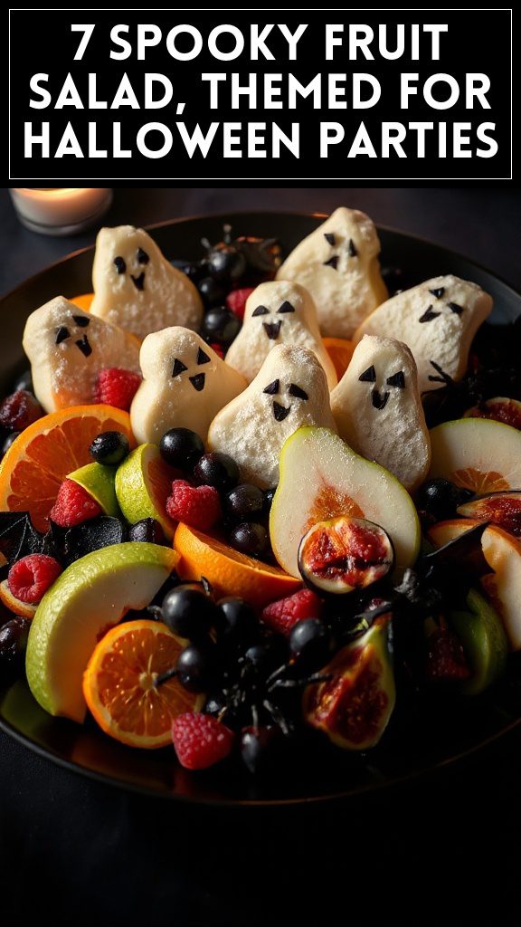 7 Spooky Fruit Salad, Themed for Halloween Parties