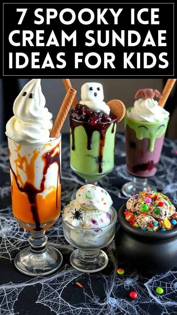 7 Spooky Ice Cream Sundae Ideas for Kids