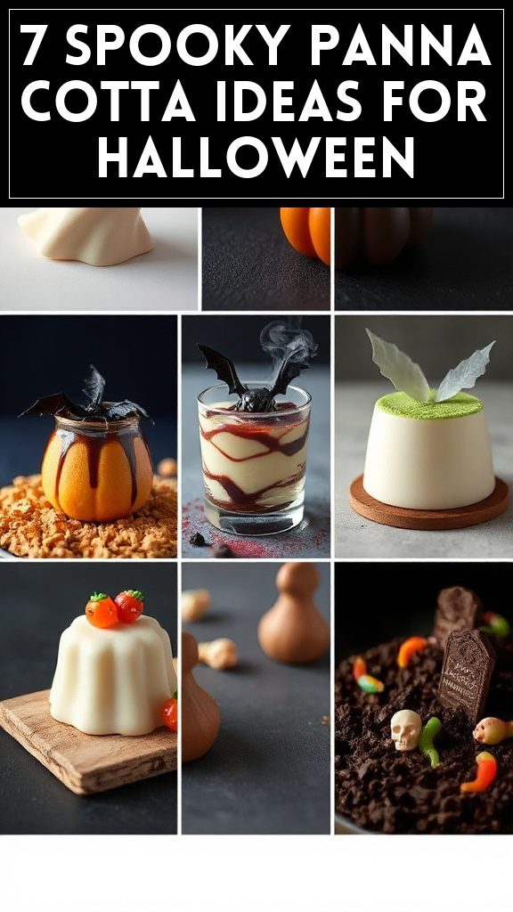 7 Spooky Panna Cotta Ideas for Halloween