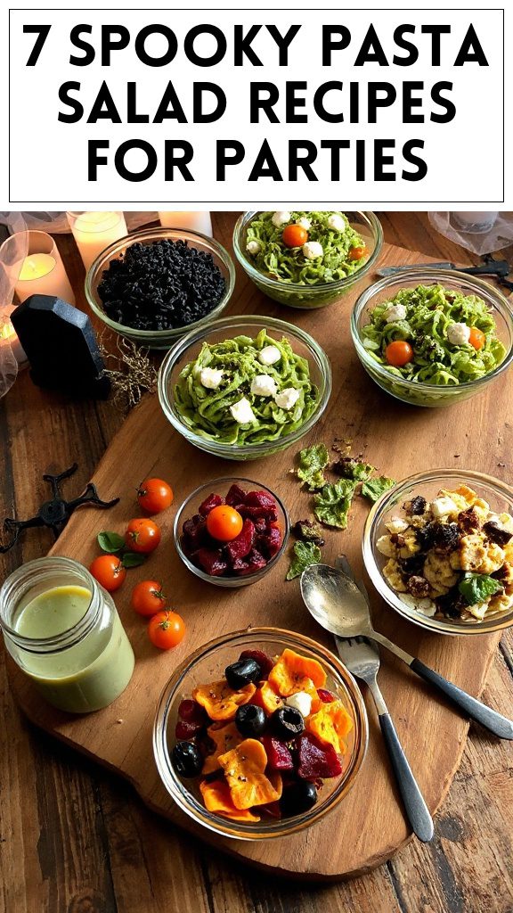 7 Spooky Pasta Salad Recipes for Parties