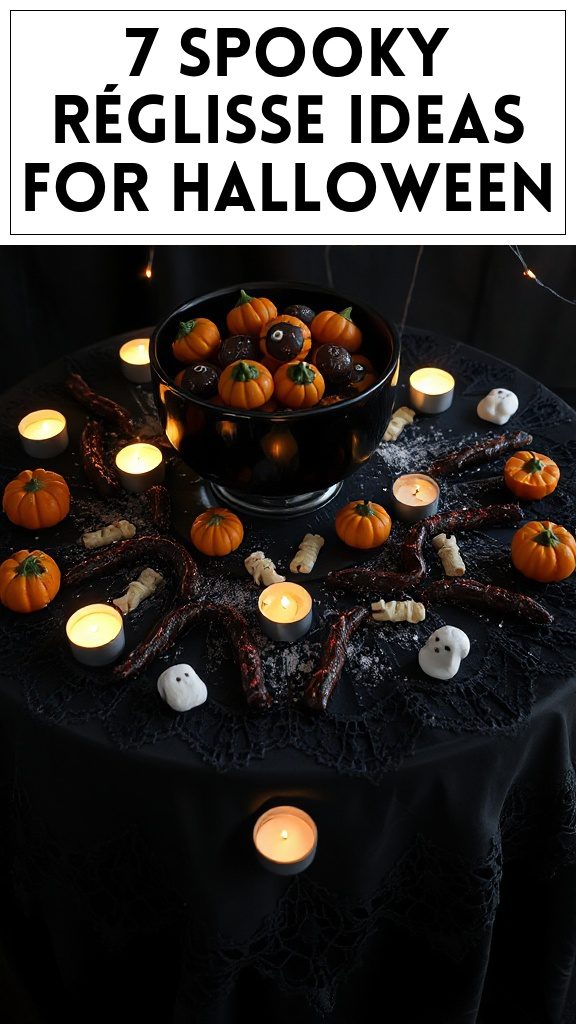 7 Spooky Réglisse Ideas for Halloween