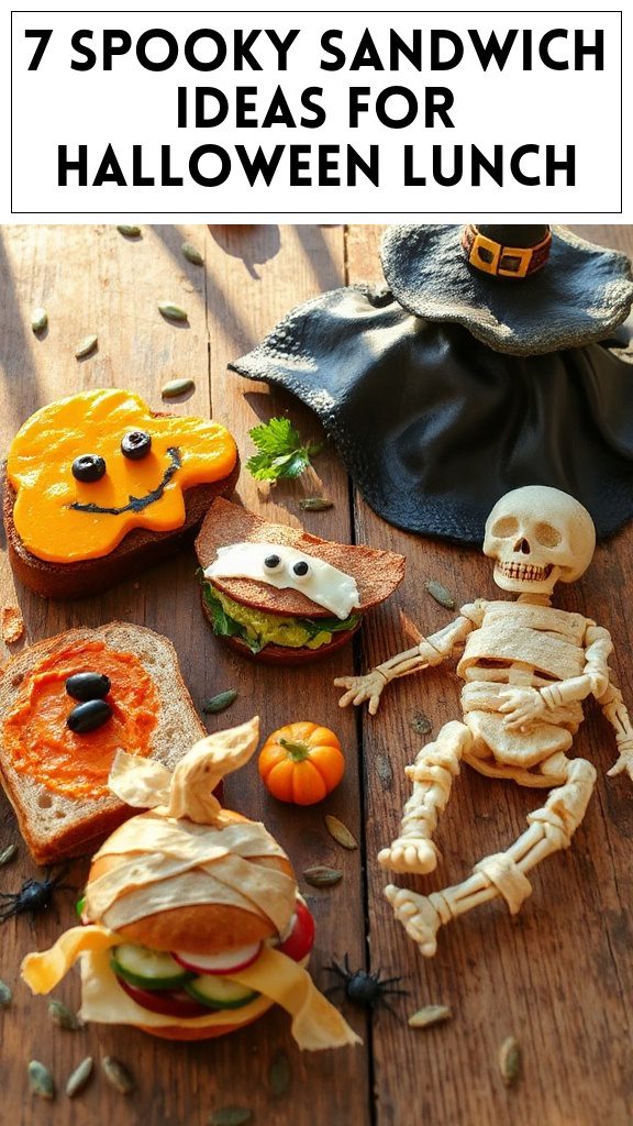 7 Spooky Sandwich Ideas for Halloween Lunch