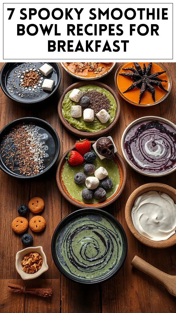 7 Spooky Smoothie Bowl Recipes for Breakfast