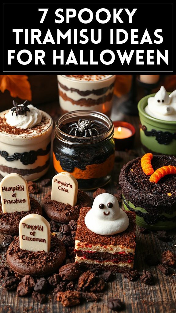 7 Spooky Tiramisu Ideas for Halloween