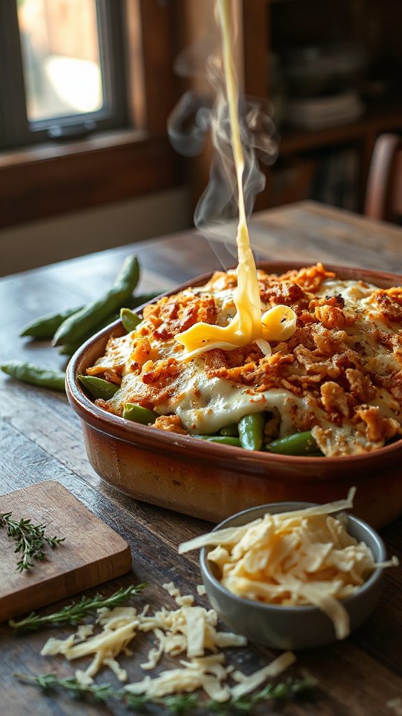 add generous cheese servings