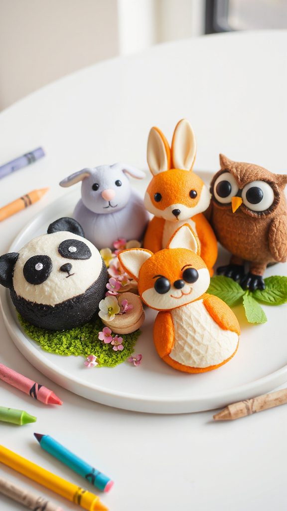 adorable animal themed bento cakes
