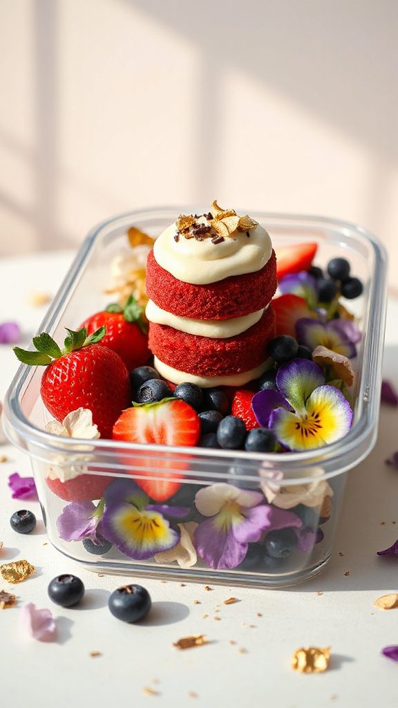 adorable mini red velvet cakes