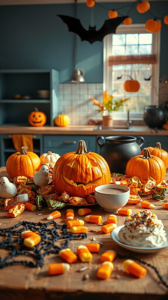 adorable pumpkin candy treats