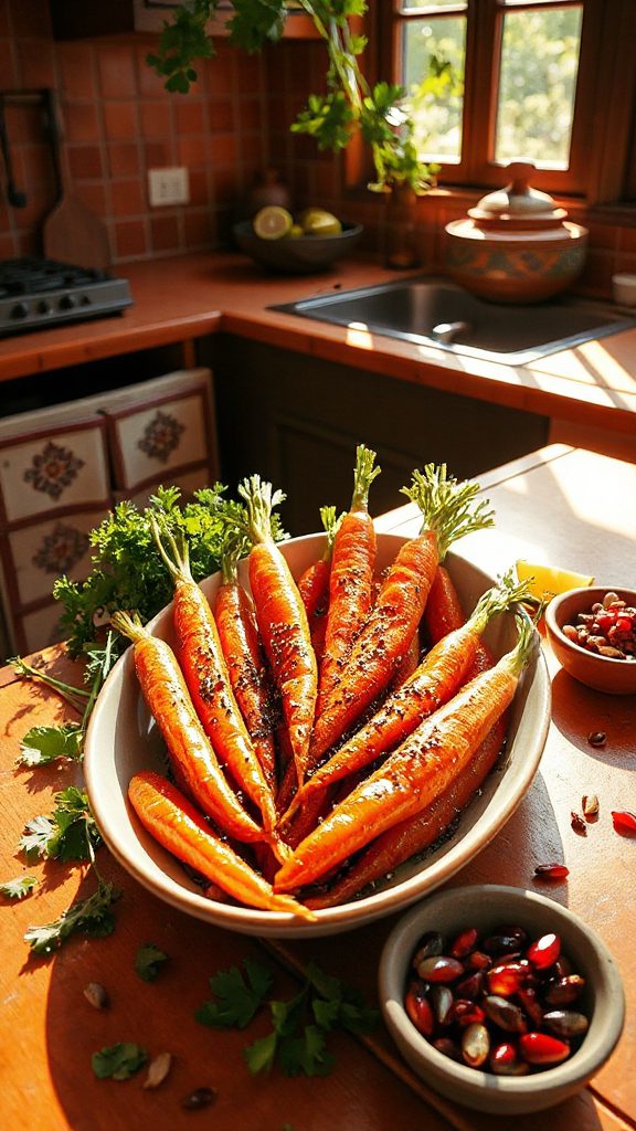 agave infused carrot side dish agave infused carrot side dish