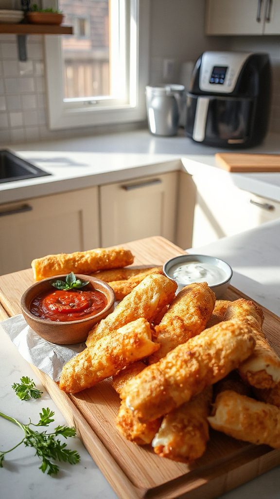 air fried cheesy indulgence awaits