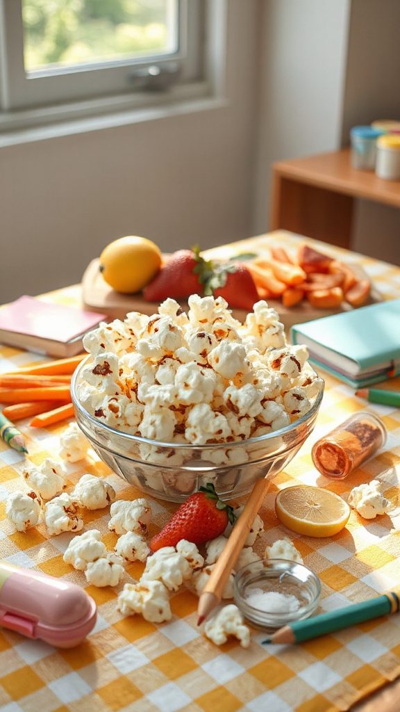 air popped popcorn snack recipe