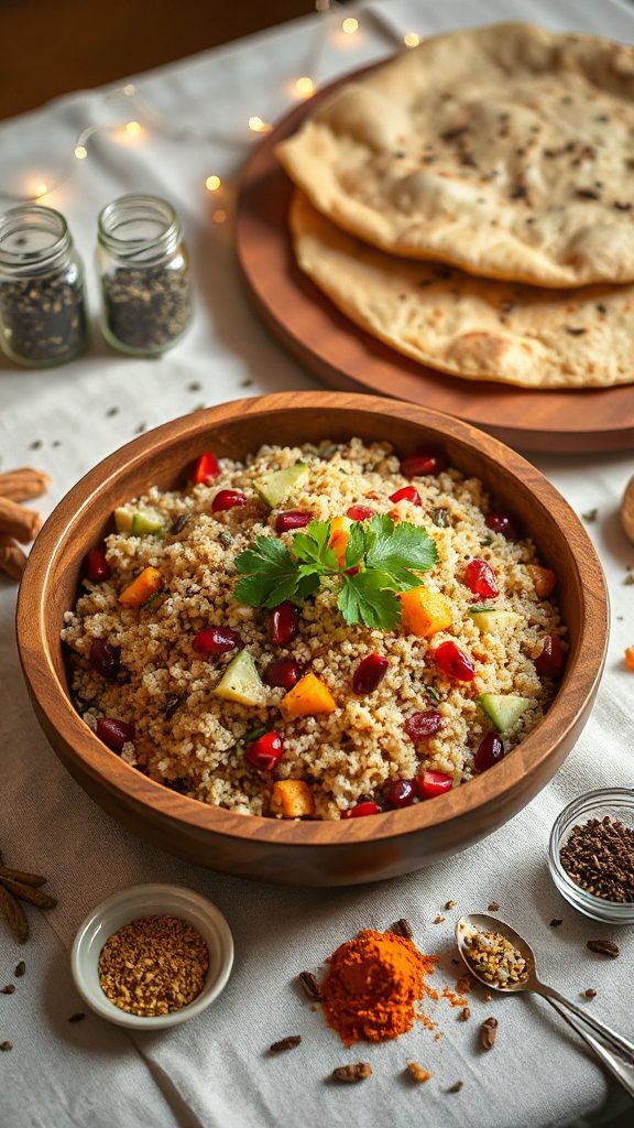 ajwain infused quinoa salad recipe