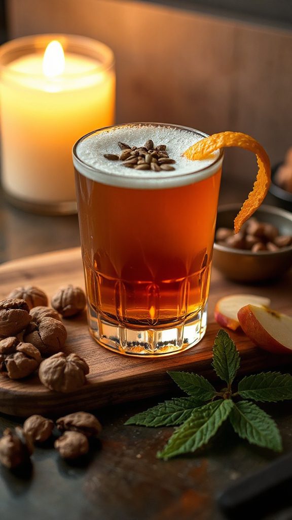 ajwain whiskey sour recipe