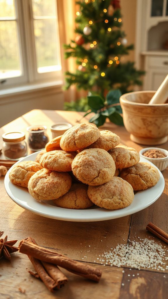 allspice infused holiday cookies
