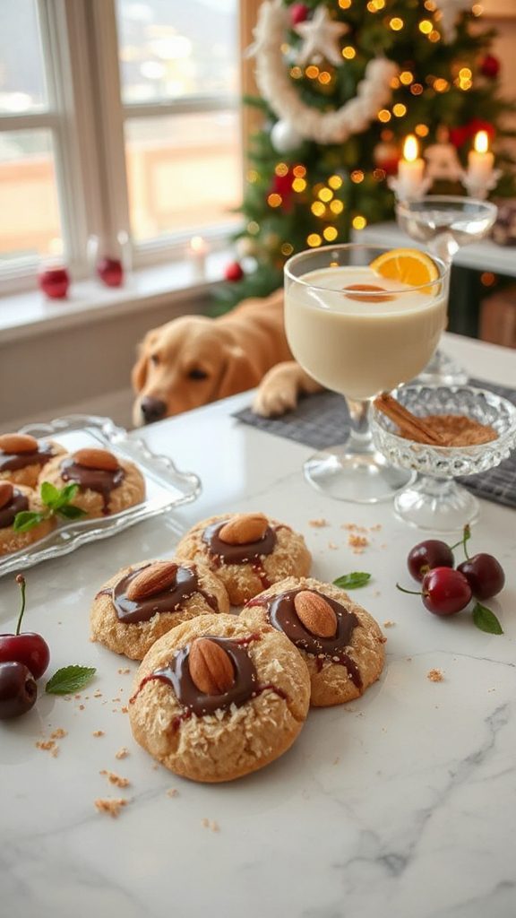 almond coconut chocolate cookies almond coconut chocolate cookies