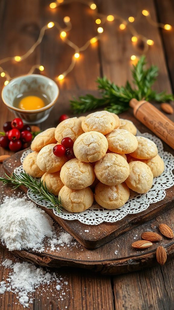almond cookies for holidays