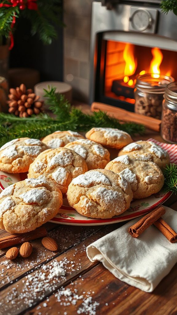 almond flour snickerdoodle cookies