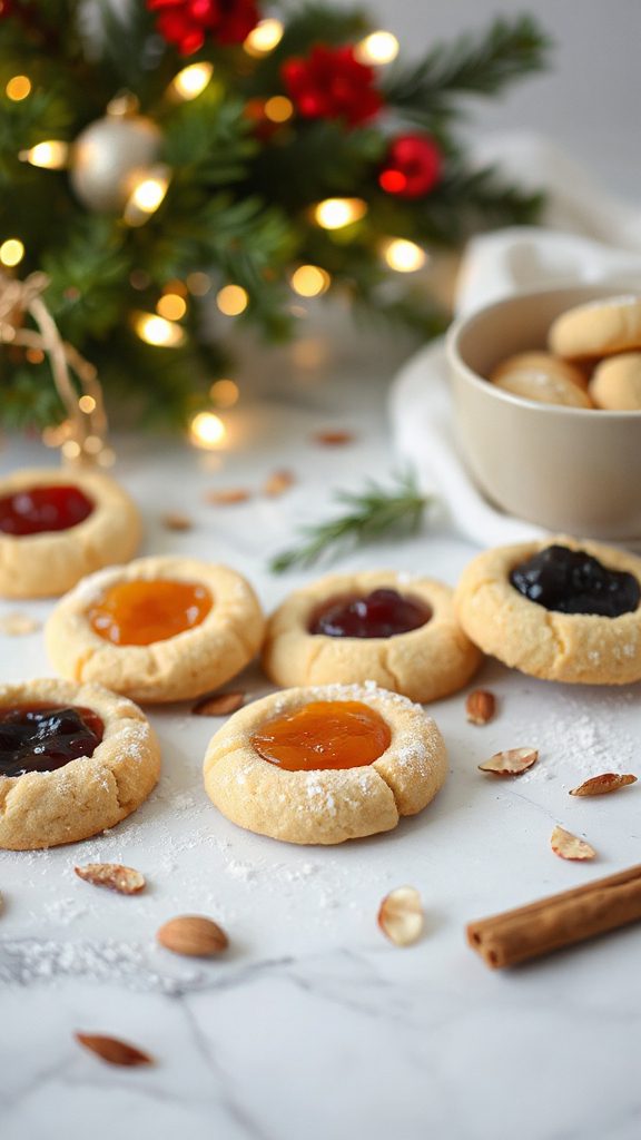 almond flour thumbprint cookies