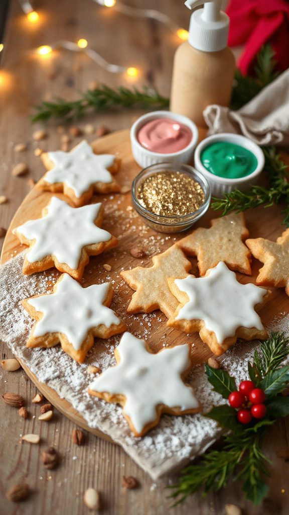 almond infused holiday cookies