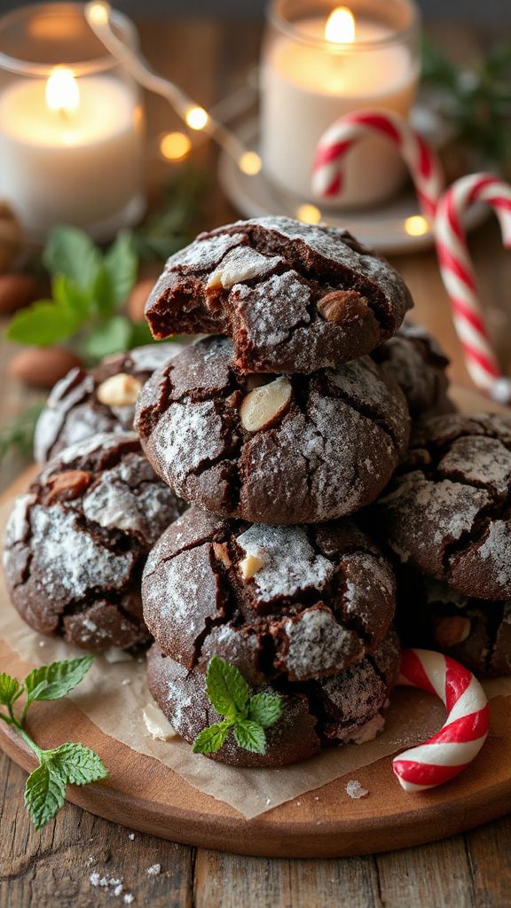 almond joy inspired chocolate cookies