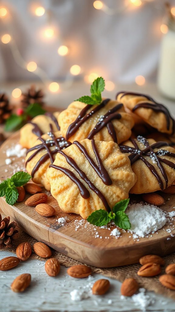 almond joyful spritz cookies