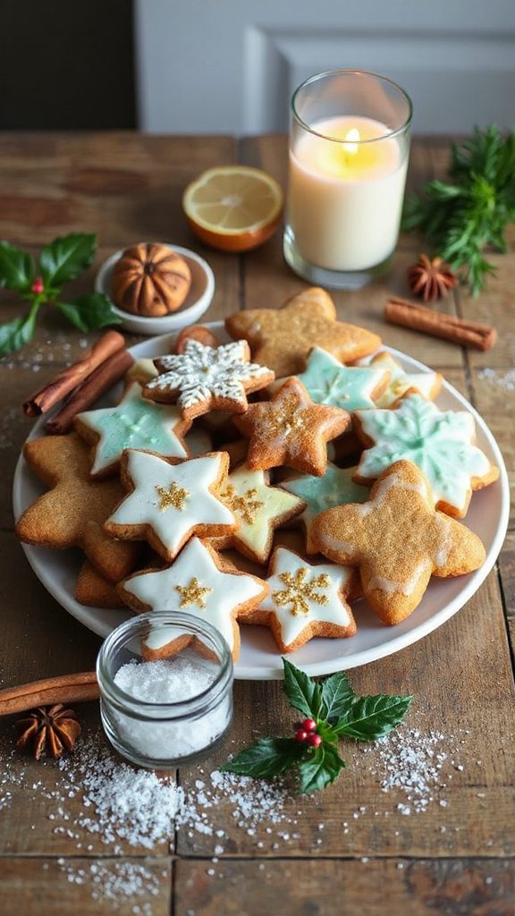 almond oil gingerbread cookies